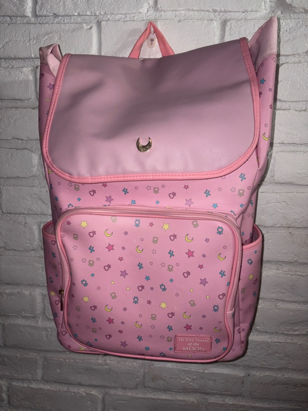 Sailor Moon Pink Flap Tote Backpack